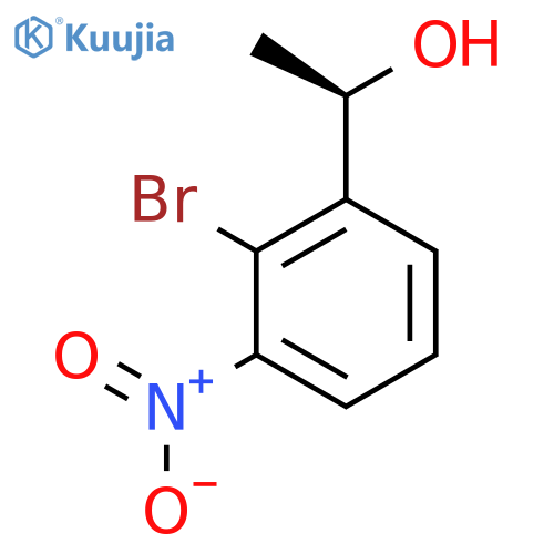(1R)-1-(2-bromo-3-nitrophenyl)ethan-1-ol structure
