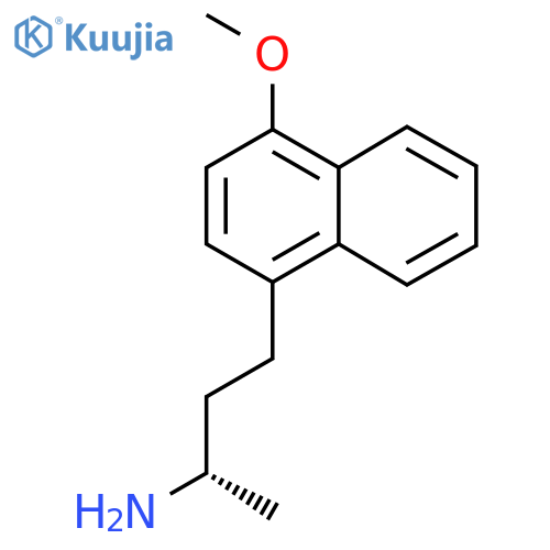 (2S)-4-(4-methoxynaphthalen-1-yl)butan-2-amine structure