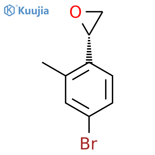 (2S)-2-(4-bromo-2-methylphenyl)oxirane structure