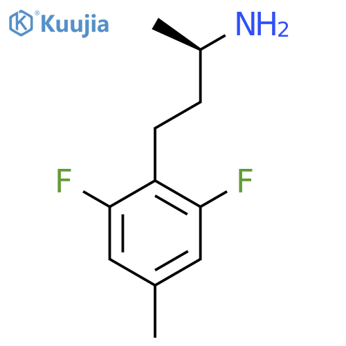 (2R)-4-(2,6-difluoro-4-methylphenyl)butan-2-amine structure