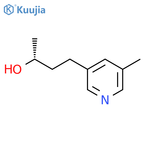 (2R)-4-(5-methylpyridin-3-yl)butan-2-ol structure