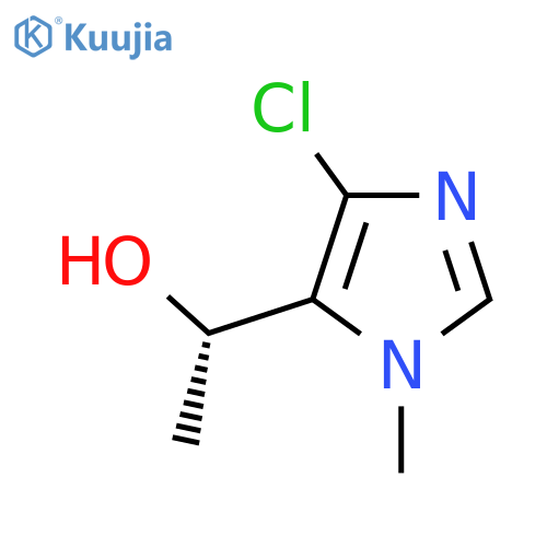 (1S)-1-(4-chloro-1-methyl-1H-imidazol-5-yl)ethan-1-ol structure