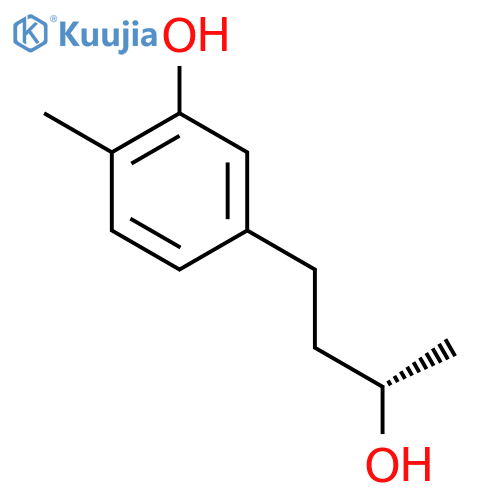 5-(3S)-3-hydroxybutyl-2-methylphenol structure