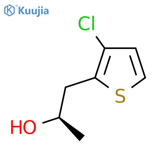 (2R)-1-(3-chlorothiophen-2-yl)propan-2-ol structure