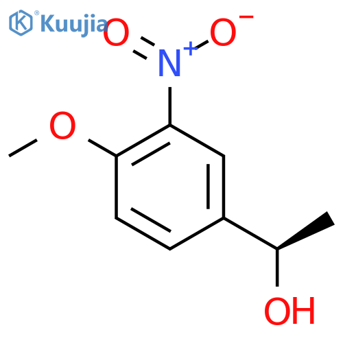 (1R)-1-(4-methoxy-3-nitrophenyl)ethan-1-ol structure