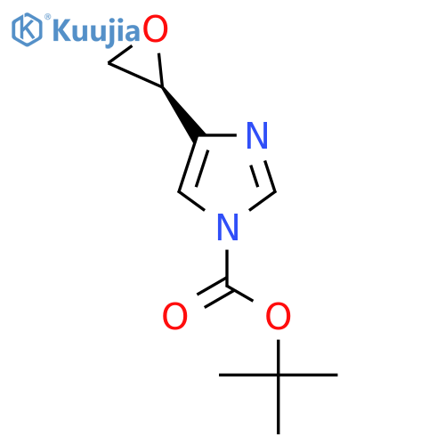 tert-butyl 4-(2S)-oxiran-2-yl-1H-imidazole-1-carboxylate structure