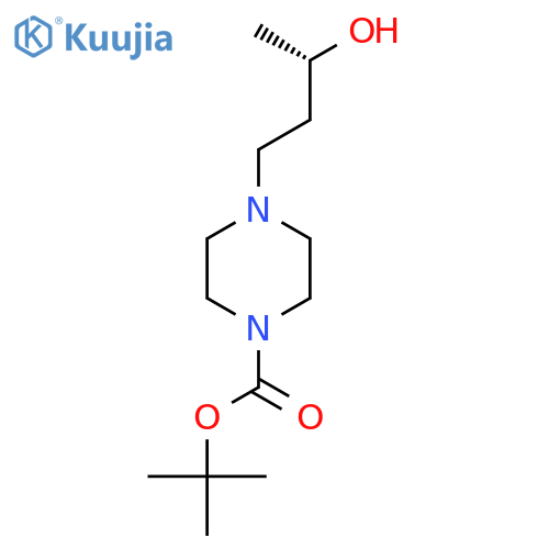 tert-butyl 4-(3S)-3-hydroxybutylpiperazine-1-carboxylate structure