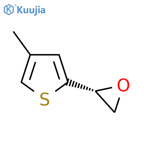 (2R)-2-(4-methylthiophen-2-yl)oxirane structure