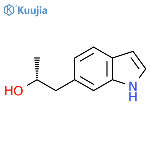 (2R)-1-(1H-indol-6-yl)propan-2-ol structure