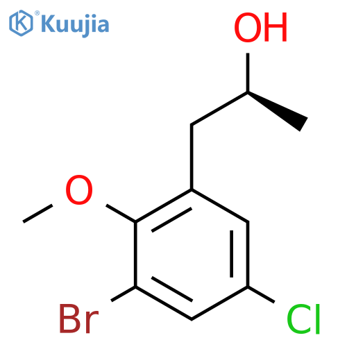 (2S)-1-(3-bromo-5-chloro-2-methoxyphenyl)propan-2-ol structure