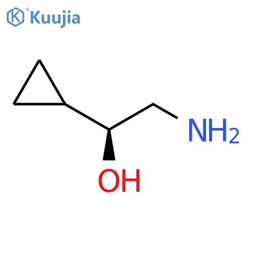 (1S)-2-amino-1-cyclopropylethan-1-ol structure