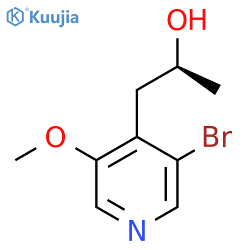 (2S)-1-(3-bromo-5-methoxypyridin-4-yl)propan-2-ol structure