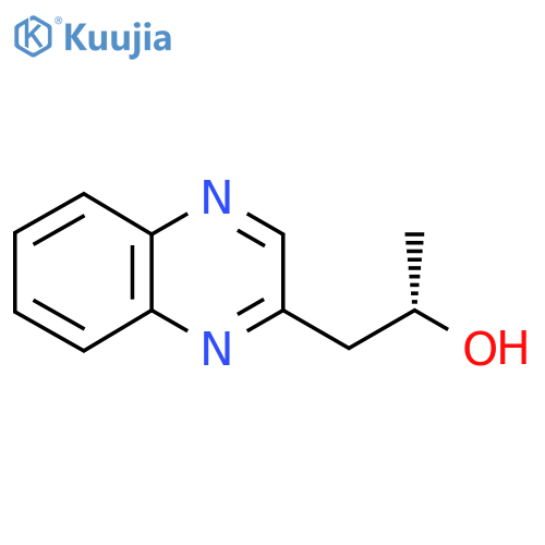(2S)-1-(quinoxalin-2-yl)propan-2-ol structure