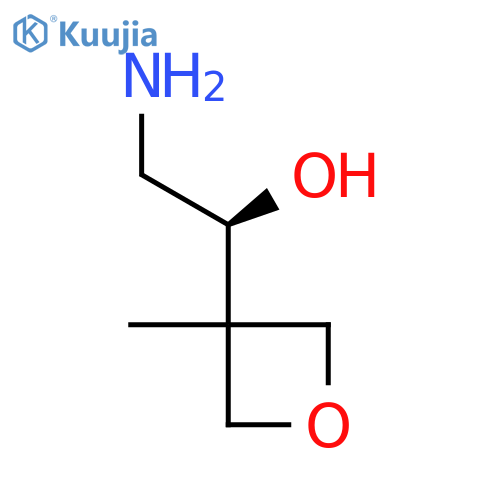 (1S)-2-amino-1-(3-methyloxetan-3-yl)ethan-1-ol structure