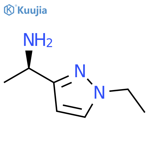 (1R)-1-(1-ethyl-1H-pyrazol-3-yl)ethan-1-amine structure