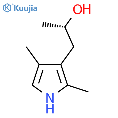 (2S)-1-(2,4-dimethyl-1H-pyrrol-3-yl)propan-2-ol structure