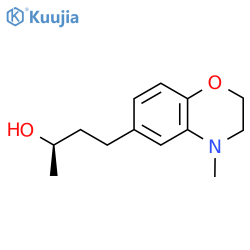 (2R)-4-(4-methyl-3,4-dihydro-2H-1,4-benzoxazin-6-yl)butan-2-ol structure