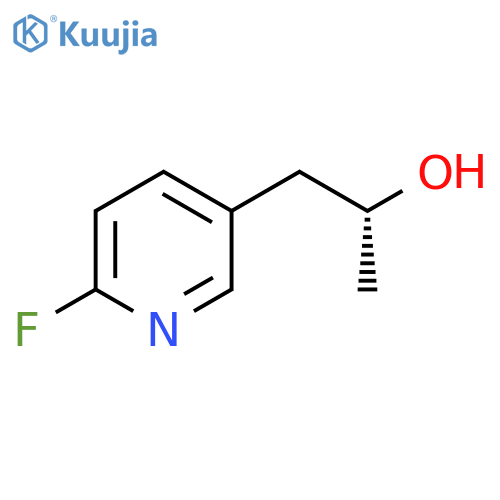 (2R)-1-(6-fluoropyridin-3-yl)propan-2-ol structure