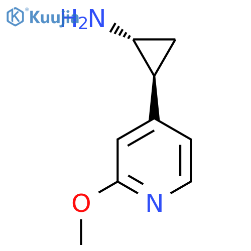 rac-(1R,2S)-2-(2-methoxypyridin-4-yl)cyclopropan-1-amine structure
