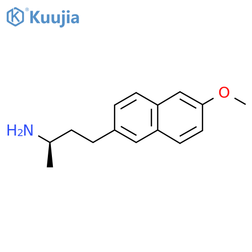 (2R)-4-(6-methoxynaphthalen-2-yl)butan-2-amine structure