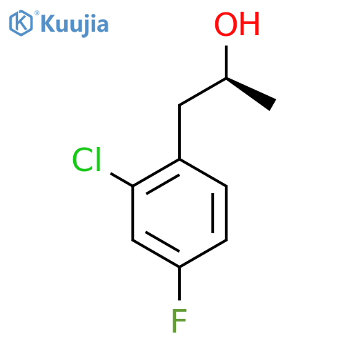 (2S)-1-(2-chloro-4-fluorophenyl)propan-2-ol structure