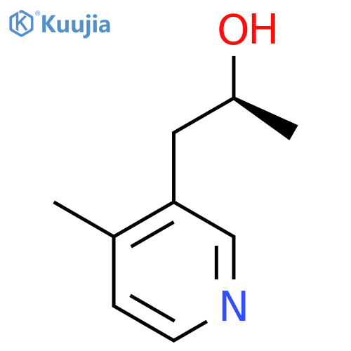 (2S)-1-(4-methylpyridin-3-yl)propan-2-ol structure