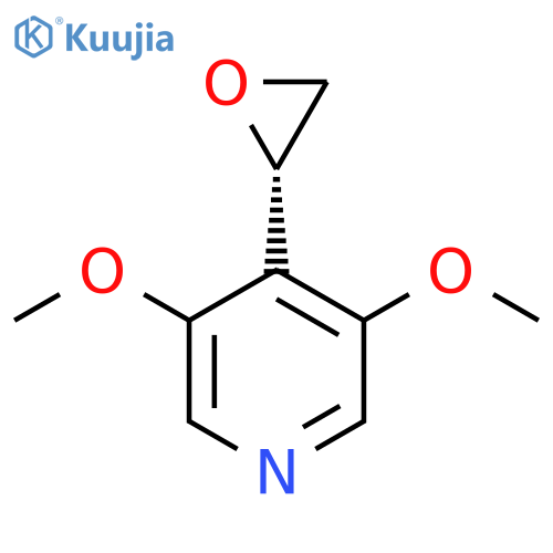 3,5-dimethoxy-4-(2S)-oxiran-2-ylpyridine structure