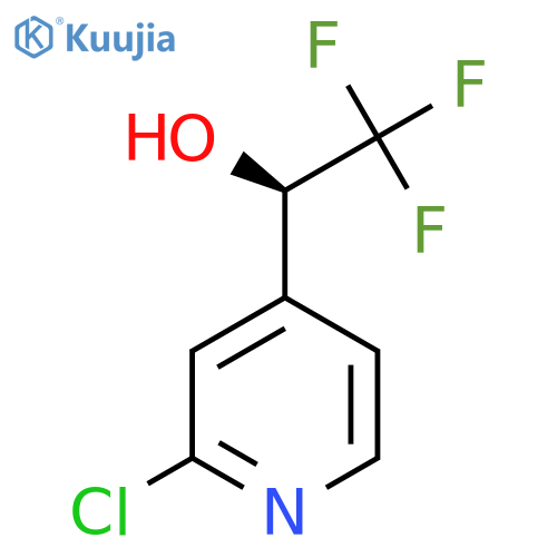 (1R)-1-(2-chloropyridin-4-yl)-2,2,2-trifluoroethan-1-ol structure