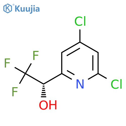 (1S)-1-(4,6-dichloropyridin-2-yl)-2,2,2-trifluoroethan-1-ol structure