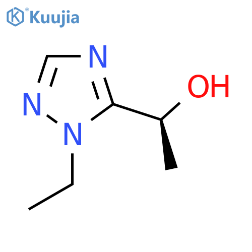 (1S)-1-(1-ethyl-1H-1,2,4-triazol-5-yl)ethan-1-ol structure
