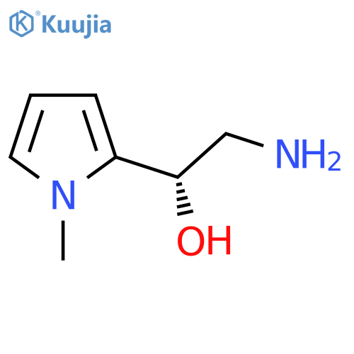 (1S)-2-amino-1-(1-methyl-1H-pyrrol-2-yl)ethan-1-ol structure