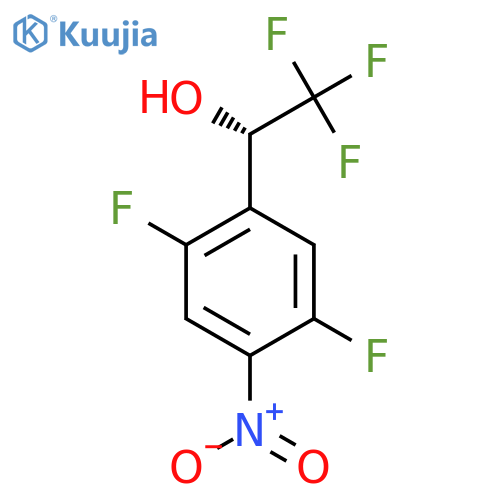 (1S)-1-(2,5-difluoro-4-nitrophenyl)-2,2,2-trifluoroethan-1-ol structure