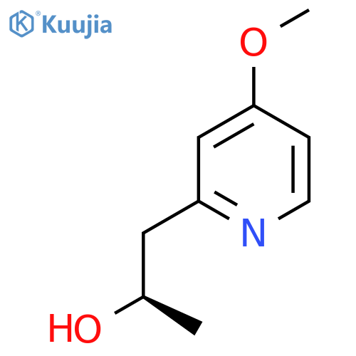 (2R)-1-(4-methoxypyridin-2-yl)propan-2-ol structure