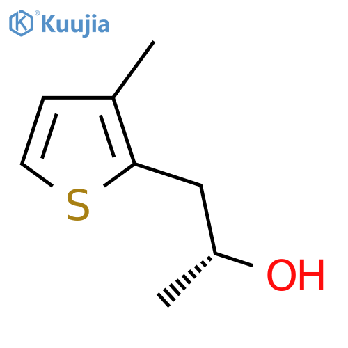 (2R)-1-(3-methylthiophen-2-yl)propan-2-ol structure