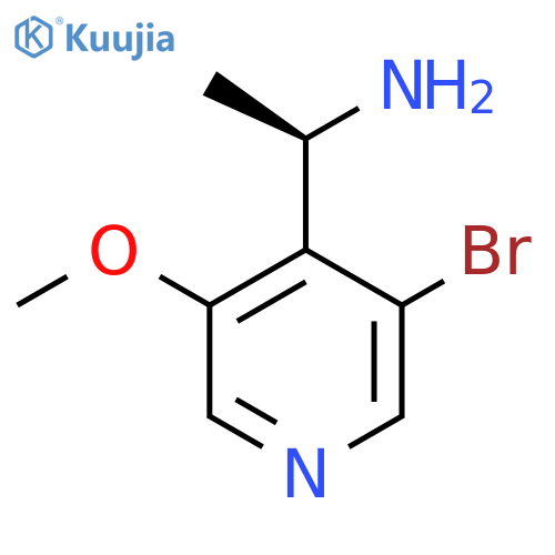 (1R)-1-(3-bromo-5-methoxypyridin-4-yl)ethan-1-amine structure