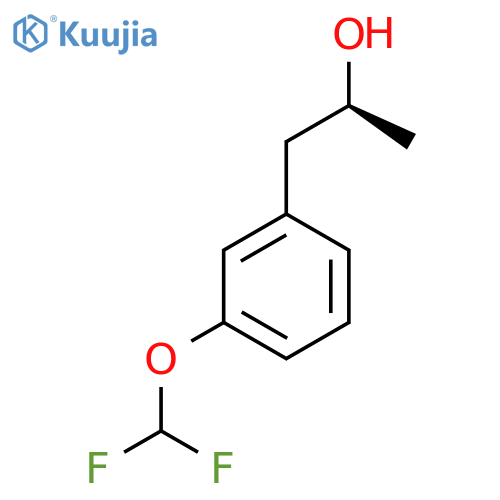(2S)-1-3-(difluoromethoxy)phenylpropan-2-ol structure