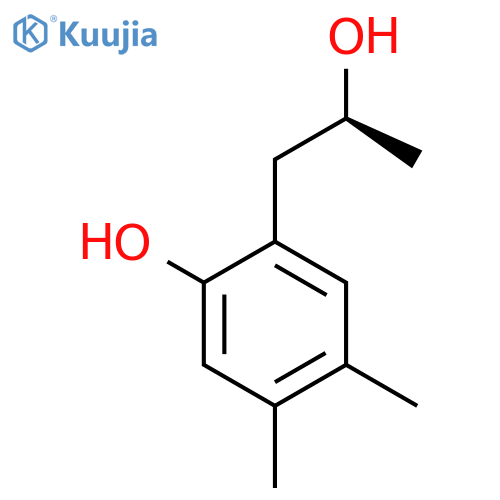 2-(2S)-2-hydroxypropyl-4,5-dimethylphenol structure