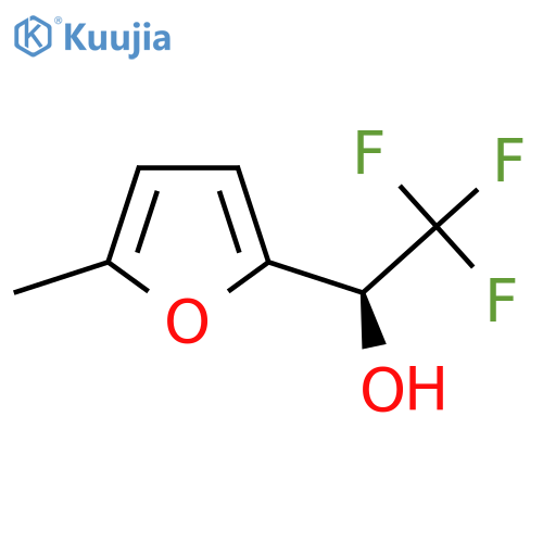 (1S)-2,2,2-trifluoro-1-(5-methylfuran-2-yl)ethan-1-ol structure