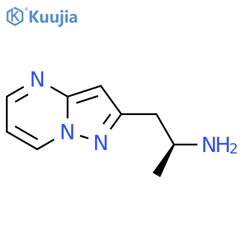(2S)-1-{pyrazolo1,5-apyrimidin-2-yl}propan-2-amine structure