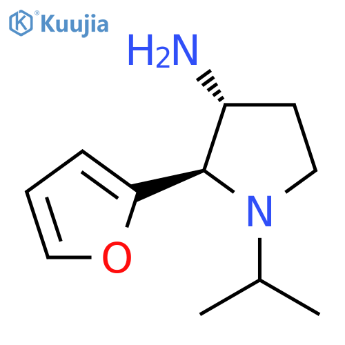 2-(Furan-2-yl)-1-(propan-2-yl)pyrrolidin-3-amine structure