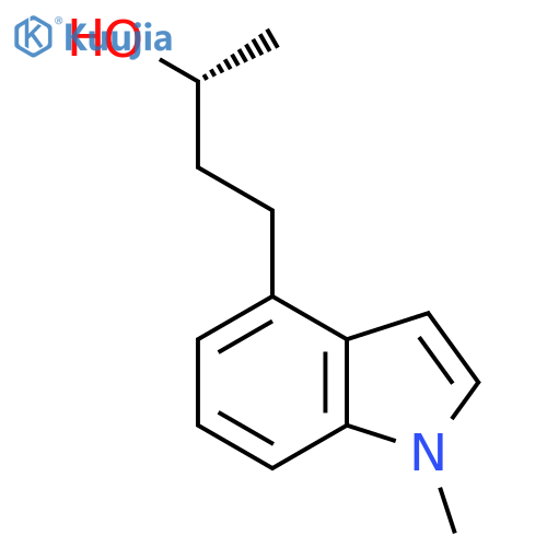 (2R)-4-(1-methyl-1H-indol-4-yl)butan-2-ol structure