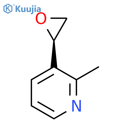 2-methyl-3-(2R)-oxiran-2-ylpyridine structure