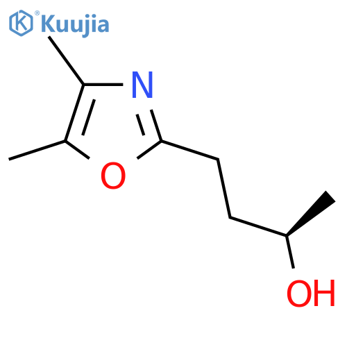 (2R)-4-(dimethyl-1,3-oxazol-2-yl)butan-2-ol structure