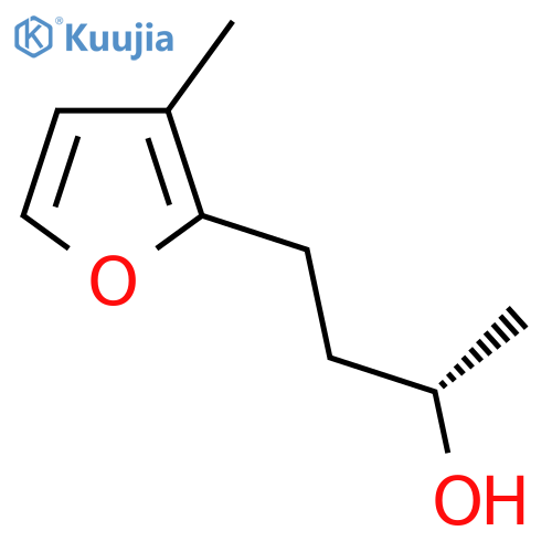 (2S)-4-(3-methylfuran-2-yl)butan-2-ol structure