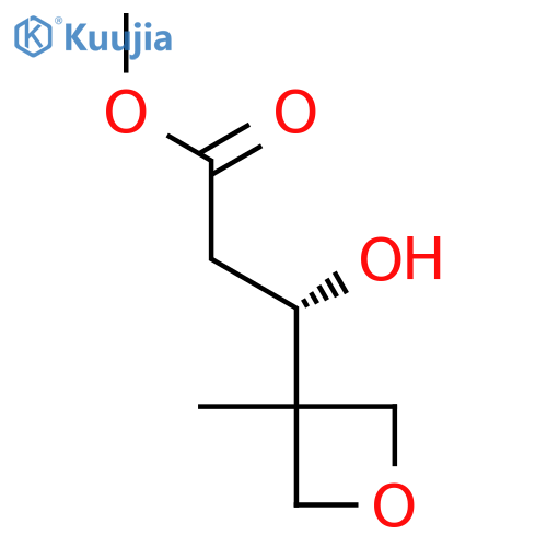 methyl (3S)-3-hydroxy-3-(3-methyloxetan-3-yl)propanoate structure