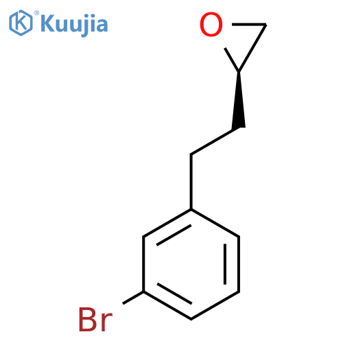 (2R)-2-2-(3-bromophenyl)ethyloxirane structure