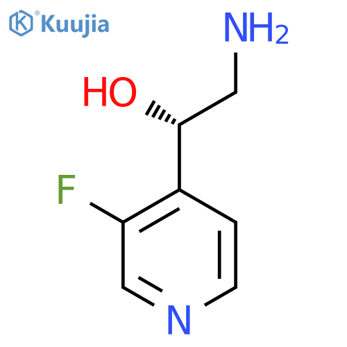 (1S)-2-amino-1-(3-fluoropyridin-4-yl)ethan-1-ol structure