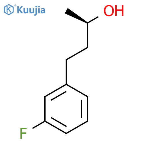 (2R)-4-(3-fluorophenyl)butan-2-ol structure