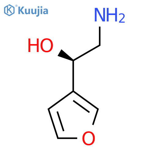 (1R)-2-amino-1-(furan-3-yl)ethan-1-ol structure
