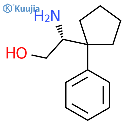(2R)-2-amino-2-(1-phenylcyclopentyl)ethan-1-ol structure